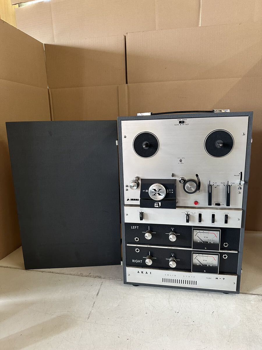 希少品　AKAI アカイ M-9 オープンリールデッキ 通電確認のみ