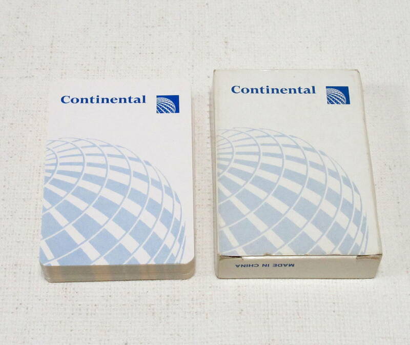 レトロ　コンチネンタル航空 トランプ (白箱）Continental Airlines / Vintage PLAYING CARDS
