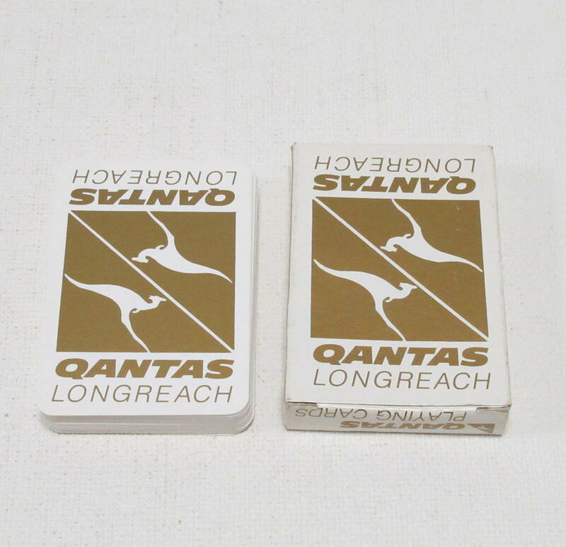 レトロ カンタス航空 トランプ (金箱) Qantas Airways　/Vintage PLAYING CARDS