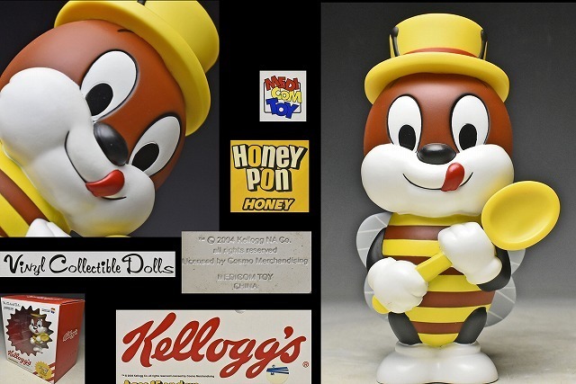 【MEDICOM TOY メディコムトイ】 ケロッグ Honey pon フィギュア 2004 VinylCollectibleDolls VCD Kellogg's