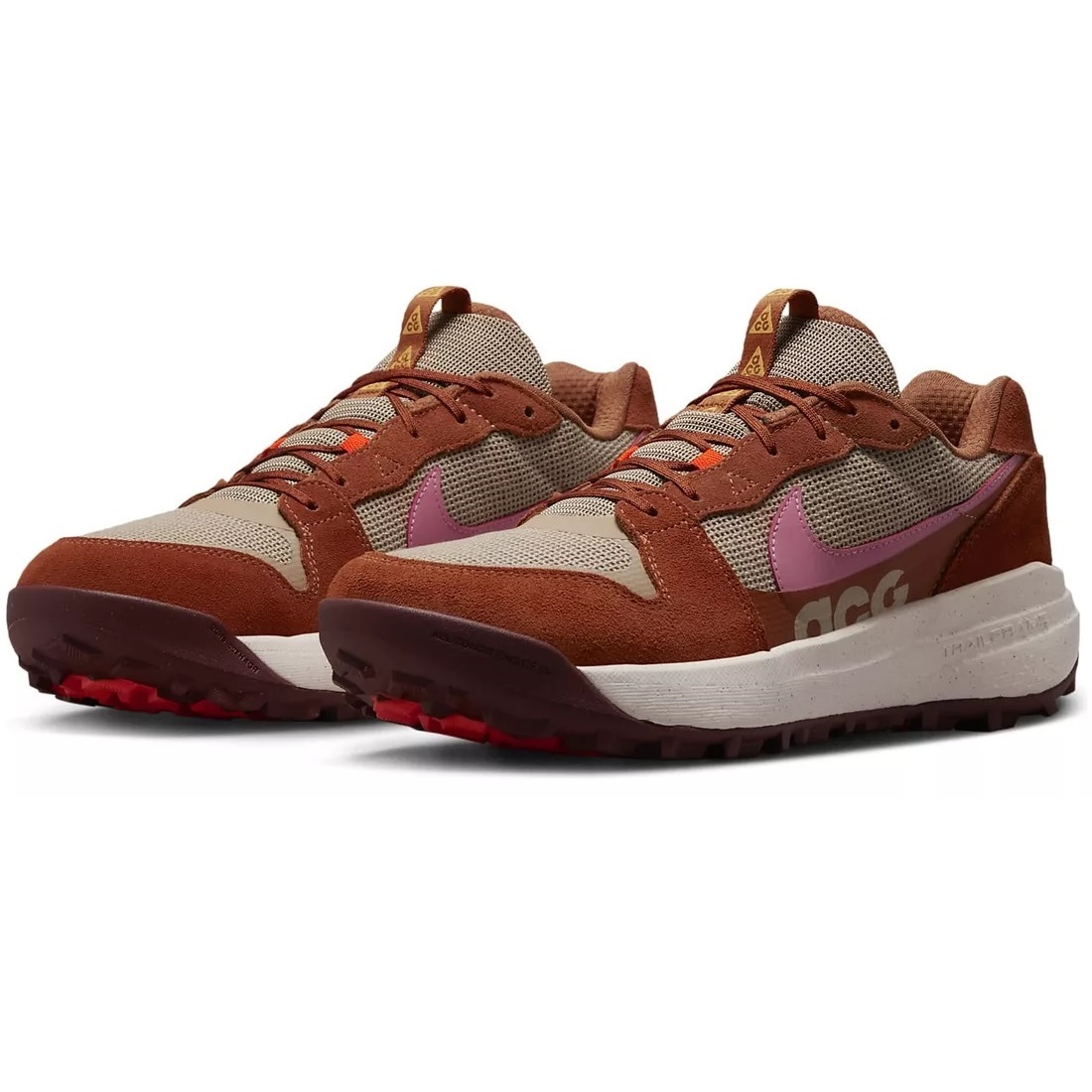 ☆NIKE ACG LOWCATE 茶色/濃ベージュ/ピンク 28.5cm ナイキ オールコンディションギア ローケート DM8019-201