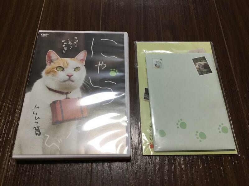 ◇にゃらん たび ムムムッ篇 レターセット付 DVD 国内正規品 セル版 にゃらんたび 猫 じゃらん 即決