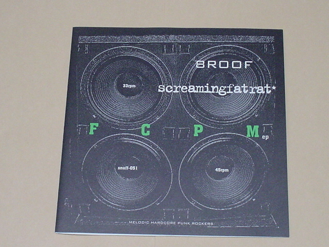 MELODIC PUNK：8ROOF / SCREAMINGFATRAT F C P M EP(SNUFFY SMILE,PRACTICE,PEAR OF THE WEST,JOHARRY'S WINDOW)