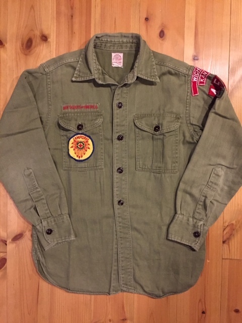 60's BSA/Boy Scout of America/ボーイスカウトオブアメリカ Vintage L/S Shirt/ヴィンテージ 長袖シャツ Sサイズ レディース / Levi's Lee