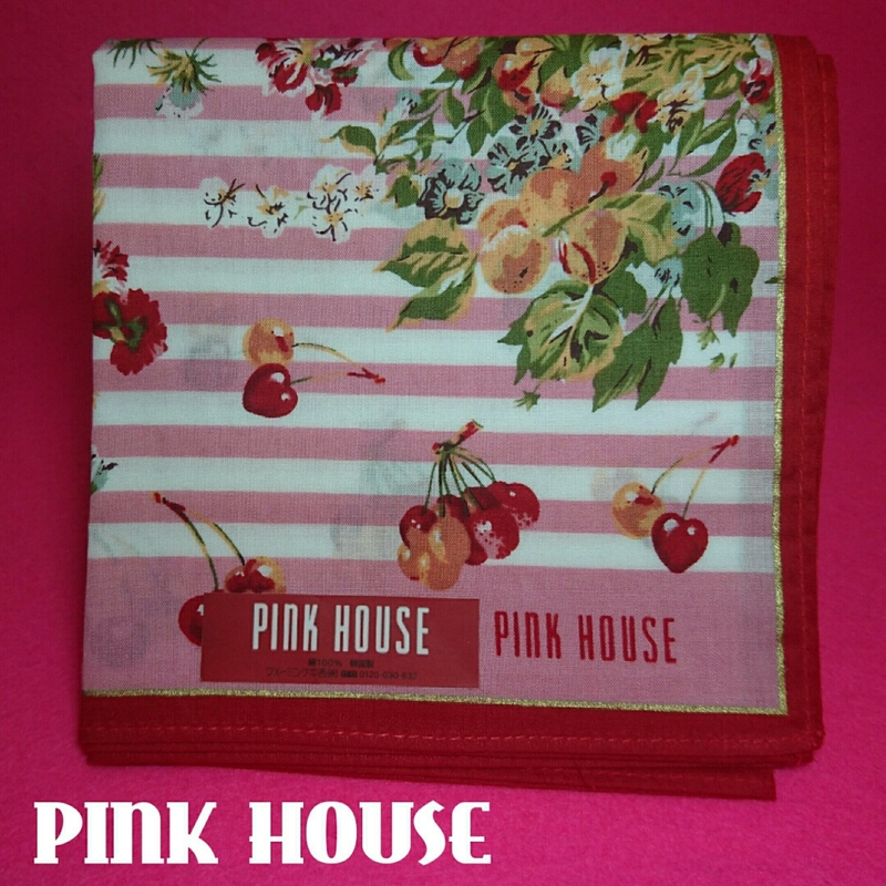 【未使用新品】　PINK HOUSE　ピンクハウス　ハンカチ　44　8365