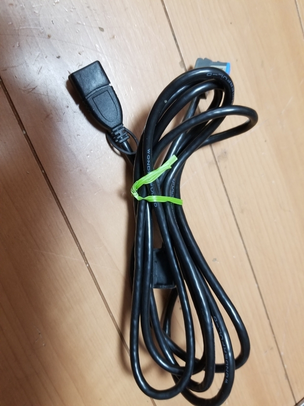 カーナビ用　USB端子ケーブル　約2m ジャンク
