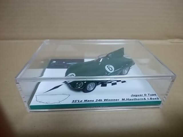 ★1/43デルプラド ジャガーDタイプ グリーン 55'ルマン優勝車 内装塗装 ケース付