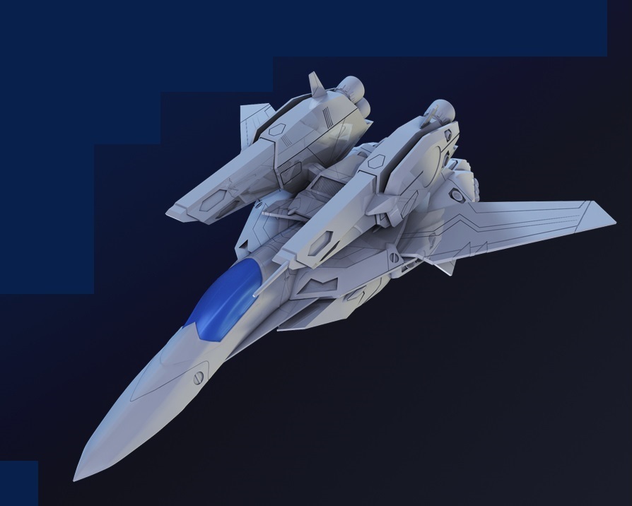 1/144 VF1SOL スクランブルバルキリー （スーパーパック） 3Dプリント 未組立 宇宙船 宇宙戦闘機 Spacecraft Space Ship Space Fighter SF