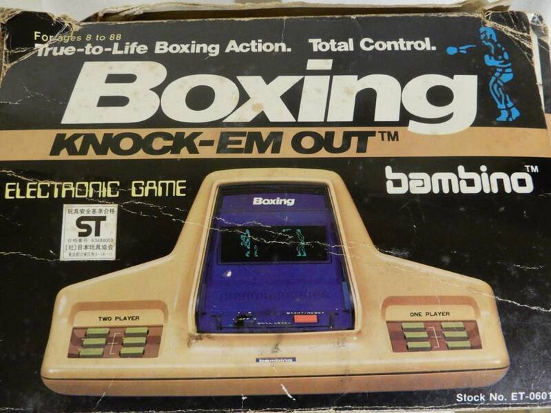 ■■「Boxing / Knock - Em Out」箱あり、Bambino、動作確認済み、中古品、日本製、1979