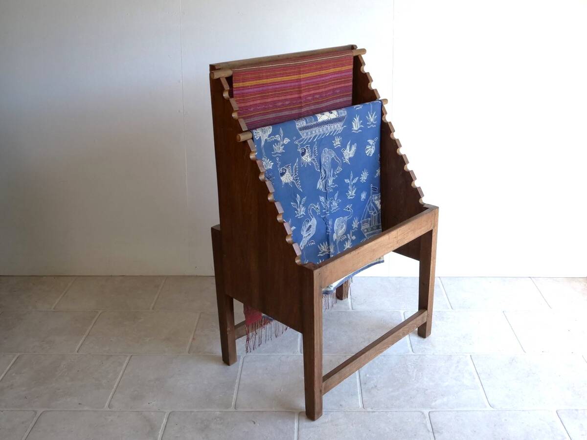 チャンディガール地区 Newspaper stand オールドチーク材 ヴィンテージ 店舗什器 ディスプレイ -294