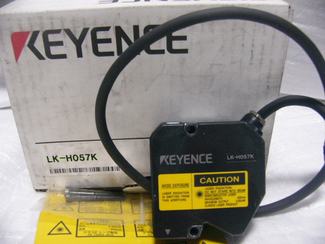 ★未使用★ KEYENCE LK-H057K CCDレーザ変位計ヘッド ワイドタイプ 複数有