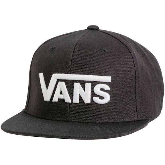 Vans Drop V Snapback Hat Cap Black/White キャップ