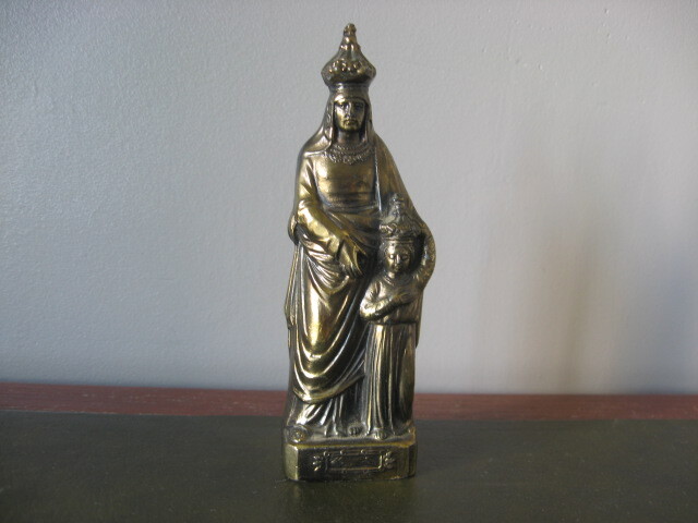 ★アンティーク品★マリア像 メタル製 １１ｃｍ フランス