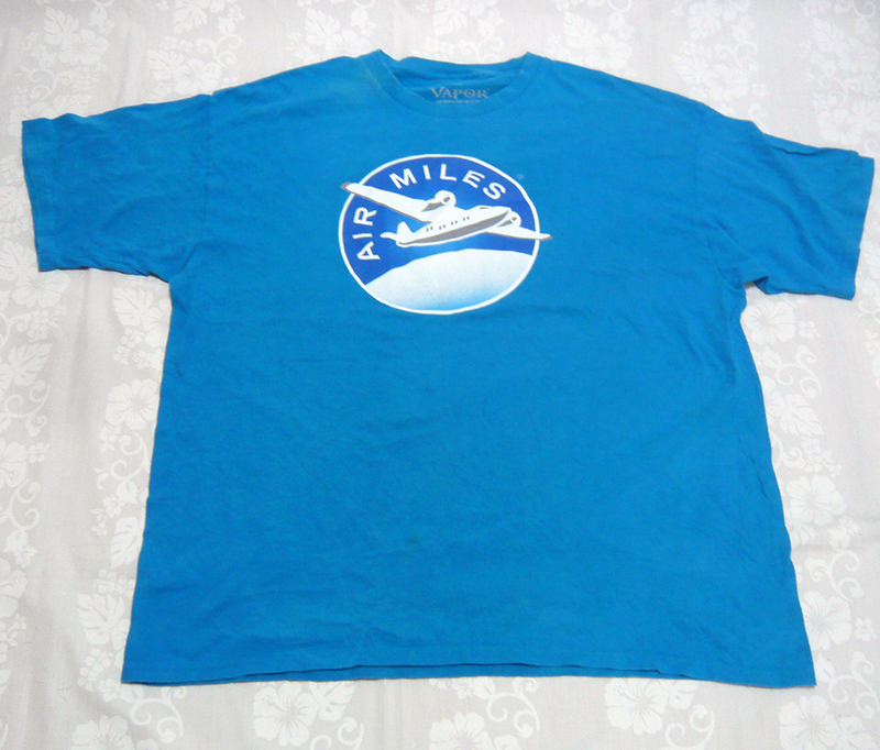 送料無料 USED Air Miles Tシャツ 半袖 メンズ XL 丸首 USA直輸入