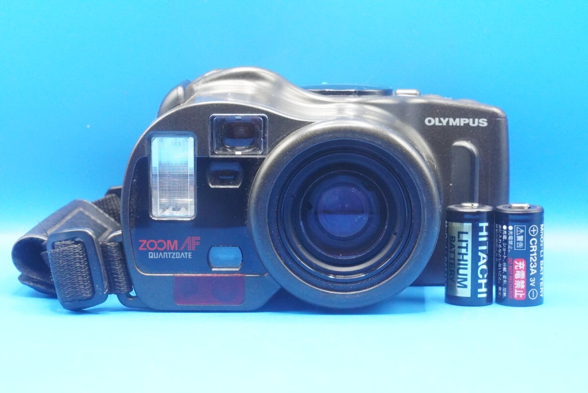 オリンパス フィルムカメラ IZM330 クォーツデート(OLYMPUS IZM330 QUARTZDATE)動作確認済品 電池2個付属