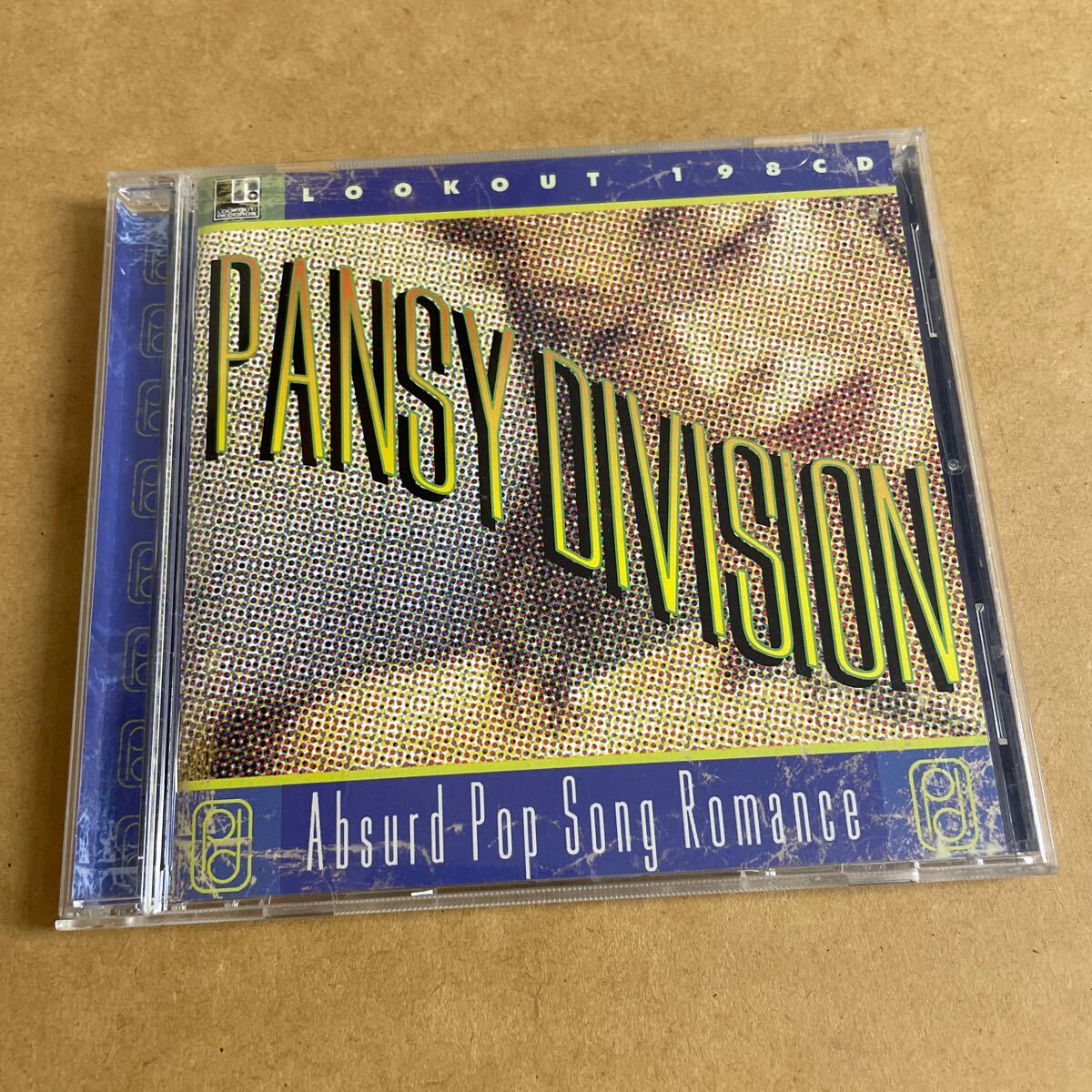 PANSY DIVISION/ABSURD POP SONG ROMANCE国内盤 LOOKOUT! Steve Albini録音 Power Pop/Pop Punk/Queercore ビタースイートなGOODメロディ