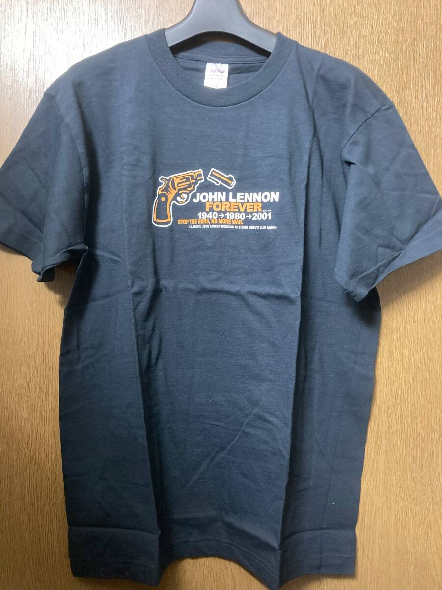 T009■JOHN LENNON FOREVER■ジョン・レノンTシャツ Mサイズ