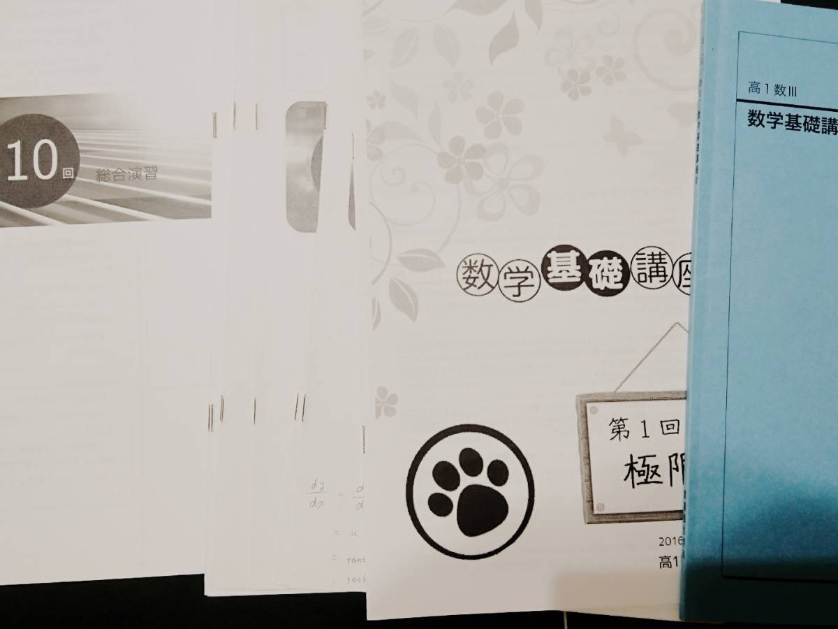 数学基礎講座Ⅲ　岩崎・亀井先生　テスト　解説　16年　難関大　確認事項集　鉄緑会 東進 Z会 ベネッセ SEG 共通テスト 駿台 河合塾 鉄緑会