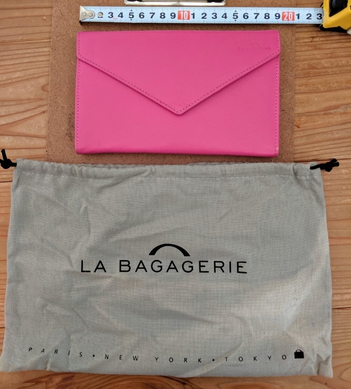 新品未使用 LA BAGAGERIE ラ バガジェリー 革製 三つ折り財布