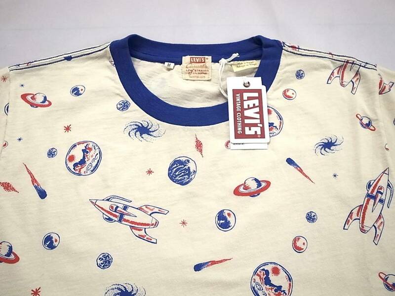 LVC LEVI'S VINTAGE CLOTHING SPACE/宇宙 グラフィック Tシャツ sizeM