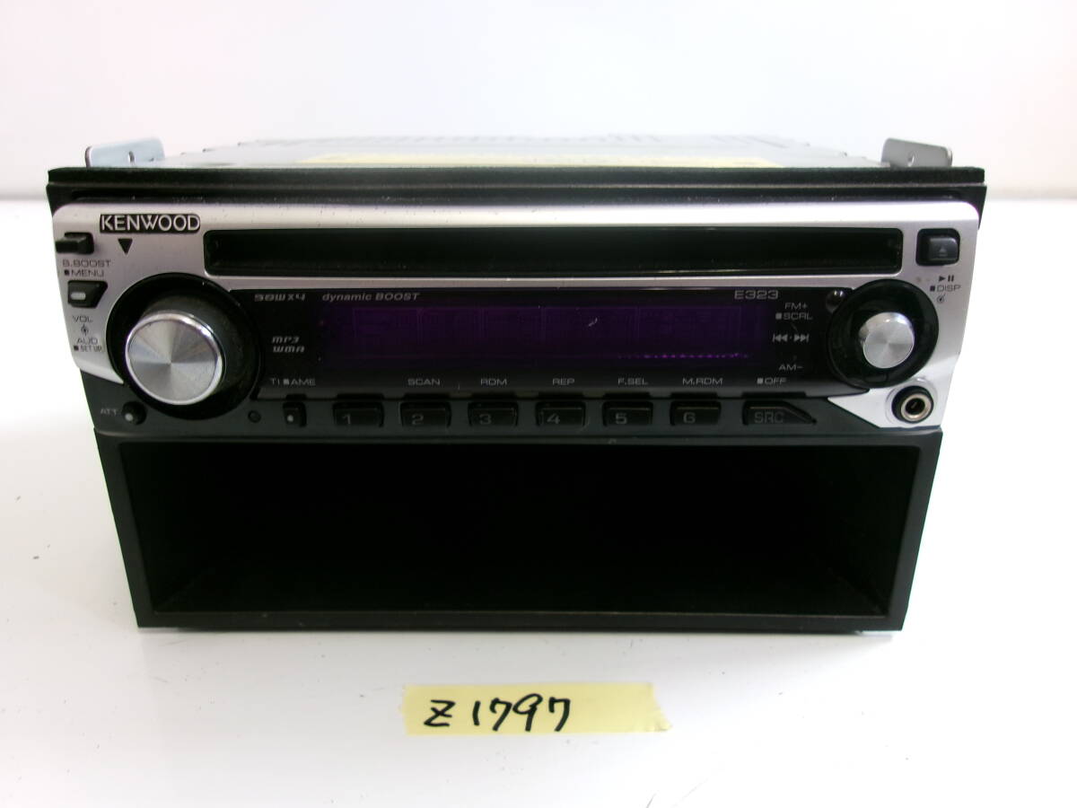 （Z-1797）KENWOOD CDデッキ E323 動作未確認 現状品
