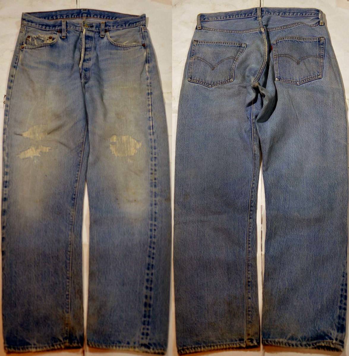 h512/LEVIS501 66後期 70's ヴィンテージ 最初期 前期生地！ 