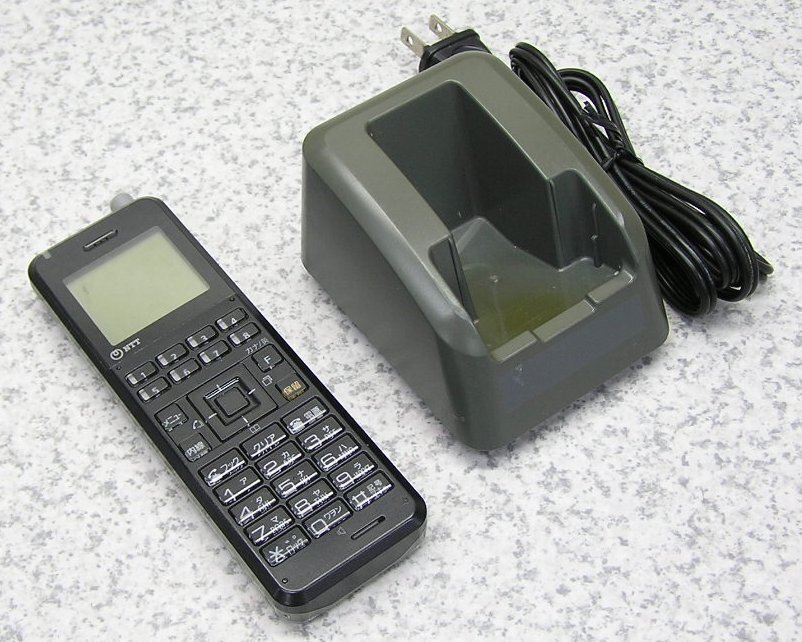 ■5台入荷 NTT西日本 スマートネットコミュニティαA1 デジタルシステムコードレス電話機 A1-DCL-PS-(1)(K) 充電台付き 少々劣化有り