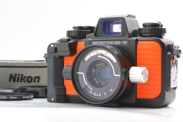 Nikon Nikonos V Underwater Camera w/ UW-Nikkor 35mm f/2.5 Lens ニコン ニコノス 防水 一眼レフ フィルムカメラ レンズセット