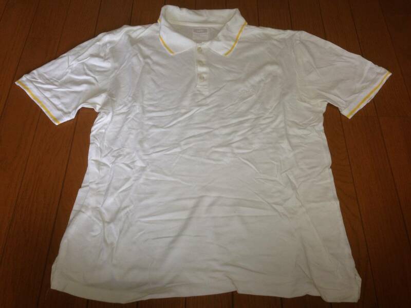 フラグメントデザイン FRAGMENT DESIGN フェノム FENOM リーバイス LEVI'S 半袖ポロシャツ 日本製 L ホワイト 白 イエロー 黄