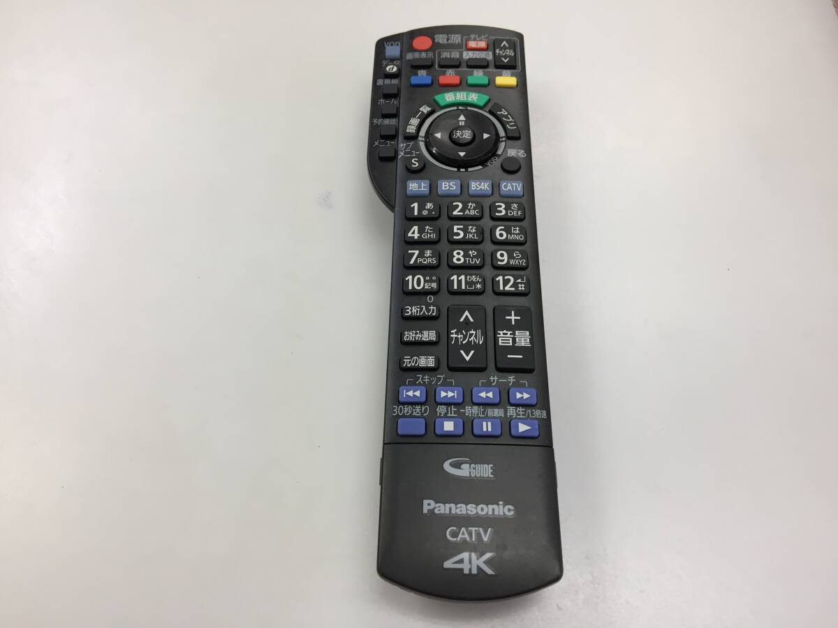Panasonic CATVリモコンN2QAYB001227 中古品K463