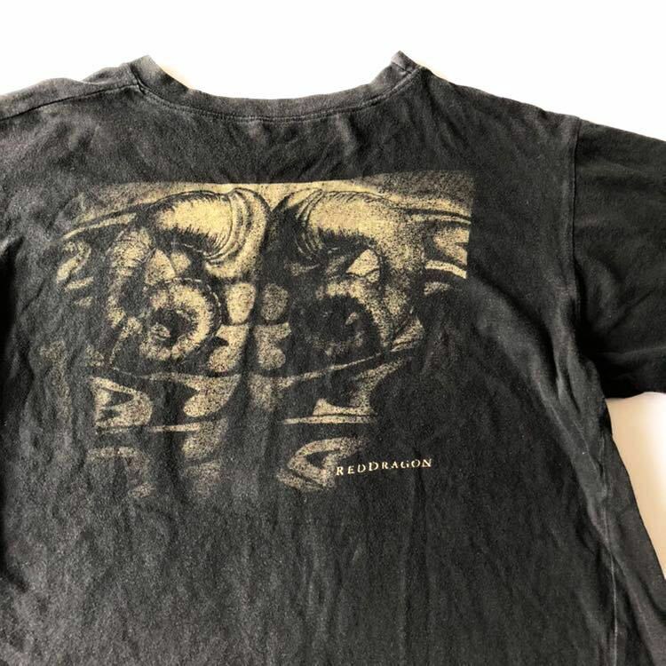 当時物! 03年 RED DRAGON 非売 Tシャツ 黒 ビンテージ レッドドラゴン ハンニバル レクター 映画 ムービー オリジナル ヴィンテージ
