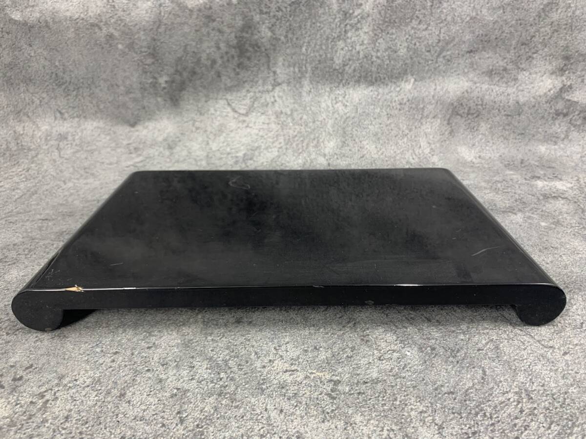 【 漆塗り 花台 飾り台 】骨董 木製 敷板 和風 敷き板 飾台 飾板 飾り板 茶道具 茶道