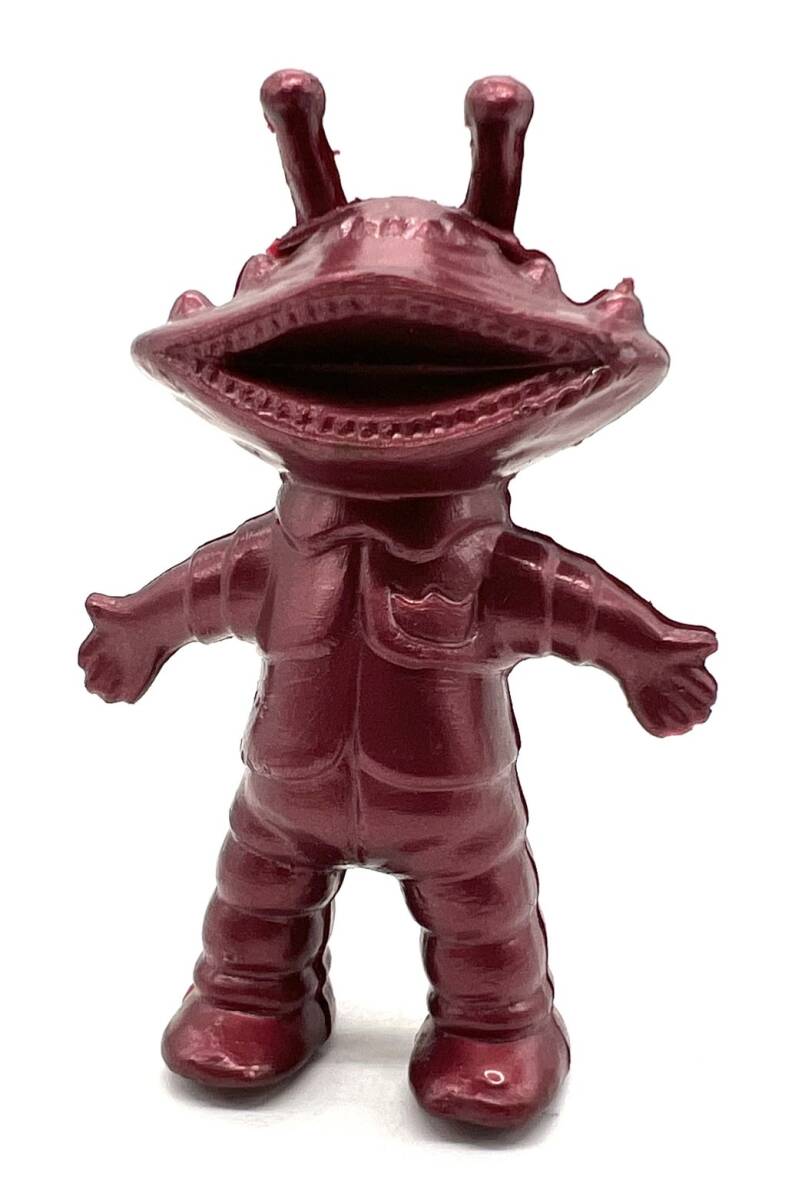 □【貴重】カネゴン 素材不明 無版権 駄菓子屋 駄玩具 人形 ケース 昭和レトロ 当時物 ウルトラマン 現状品 全長：約9.5cm