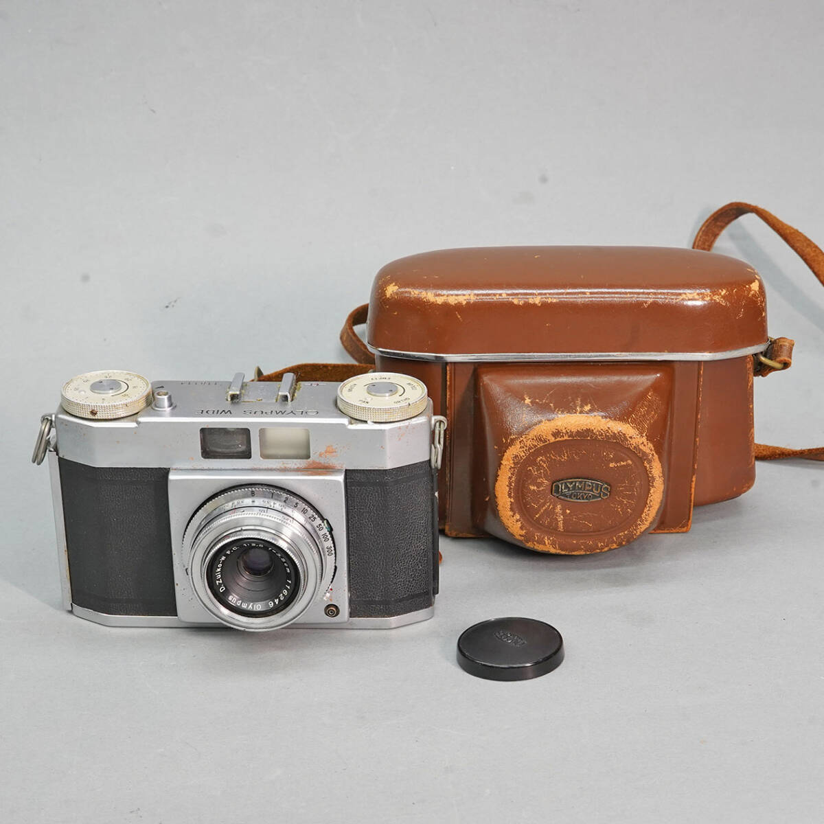 【09】OLYMPUS　WIDE D.Zuiko F.C.　1：3.5　f=3.5cm　レンズ付き