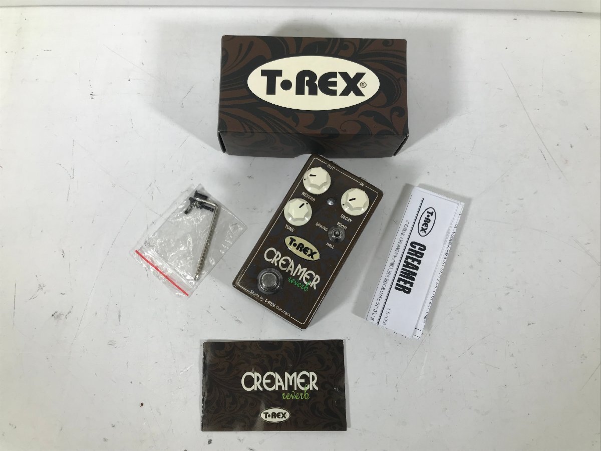 ☆ T-REX ティーレックス CREAMER reverb ギター用 エフェクター リバーブ リバーブペダル ユーズド