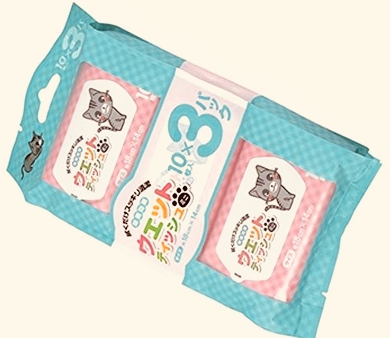 【２点まとめ買い】ウェットティッシュ (10枚x3個パック ) x 2点