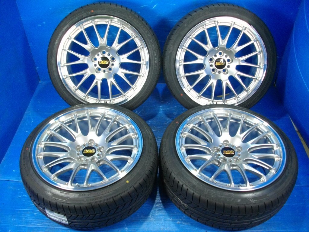 【H】BBS RS-N 20インチ 8.5J +38/9.5J +30 5H PCD114.3 GOODYEAR EAGLE LS EXE 245/40R20 2023年製(新品) 4本 30系 アル/ヴェル