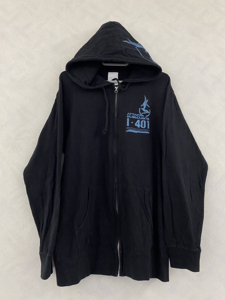 COSPA 蒼き鋼のアルペジオ アルス・ノヴァ モード 天竺パーカー サイズL イ401 タカオ 千早群像 橿原杏平 八月一日静 織部僧 岸誠二