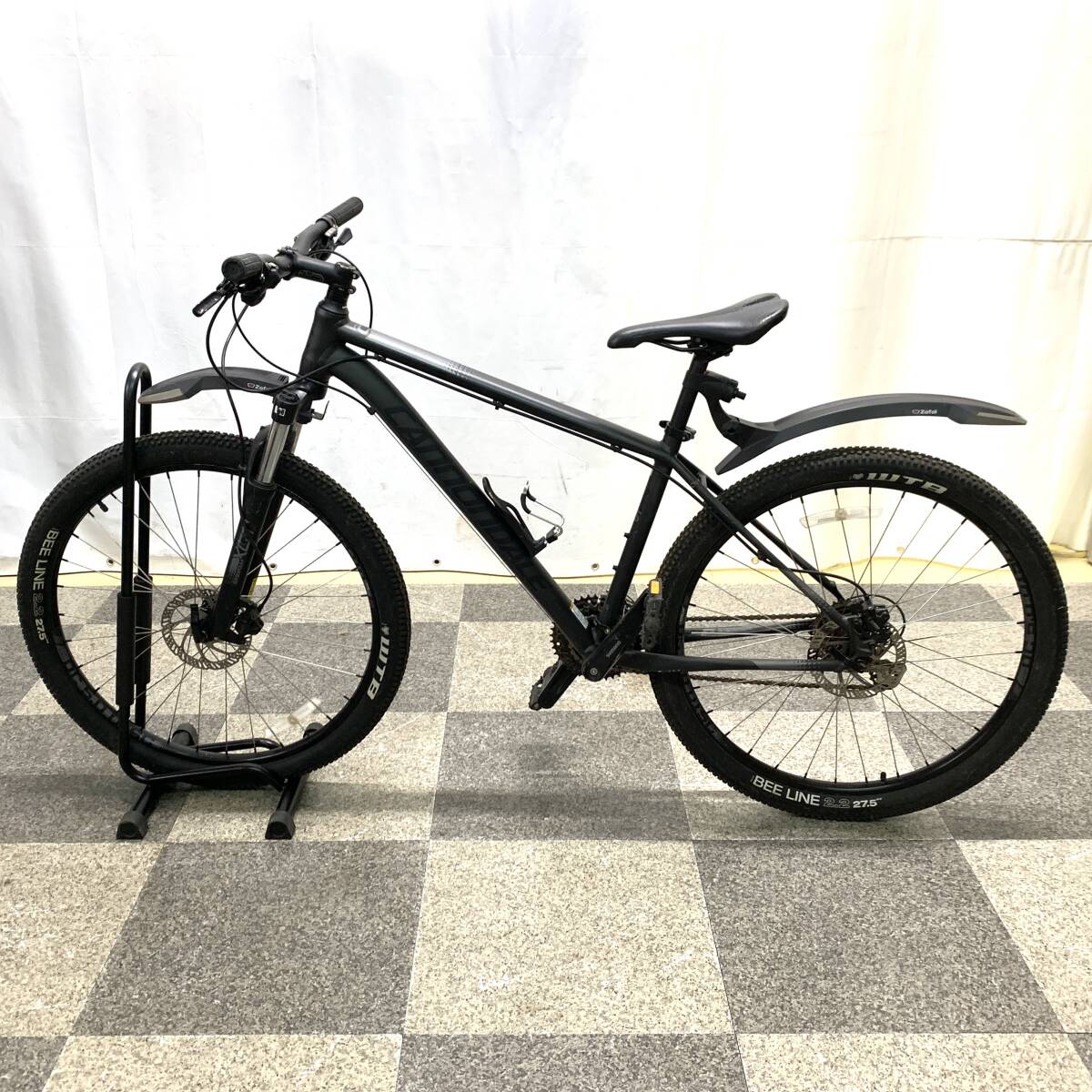 ＊CANNONDALE ロードバイク Mサイズ C4 3×8 24変速 ブラック 黒 ディスクブレーキ FSA 自転車 アウトドア キャノンデール 訳あり