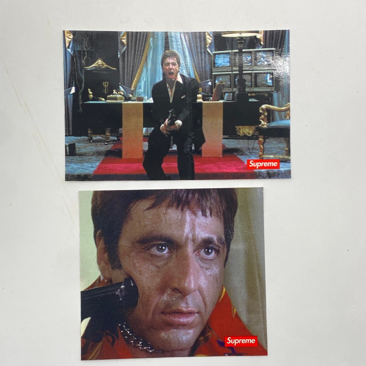 ☆supreme シュプリーム☆2017FW 顔面 マシンガン２セット Scarface Shower スカーフェイス シャワー ステッカー シール sticker seal
