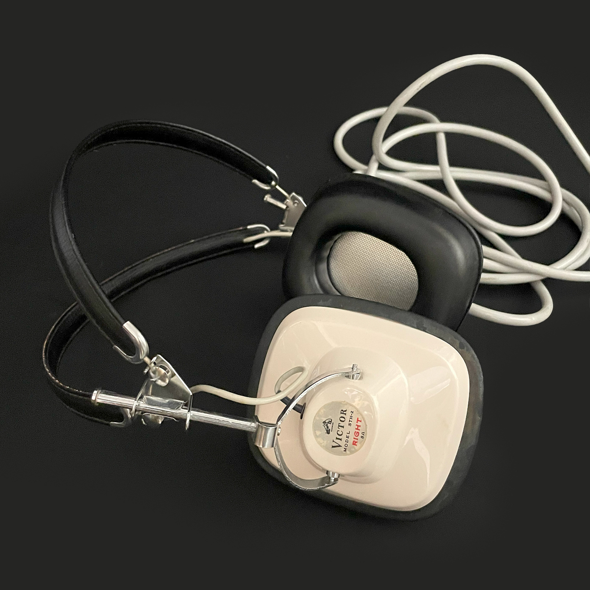 動作品！Victor ステレオヘッドホン STH-2 /ビクター/昭和レトロ/STEREO HEADPHONES/中古品