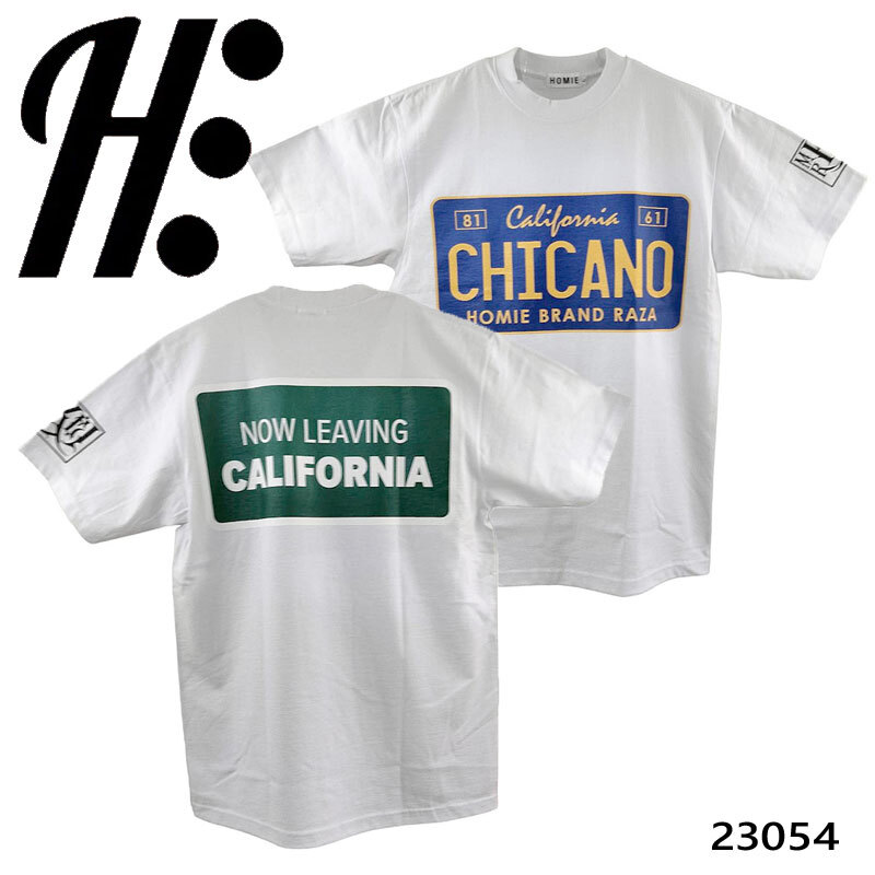 HOMIE　Tシャツ　ホワイト　Lサイズ　ホーミーケイ　チカーノ　7.5オンス　23054 T-Shirt