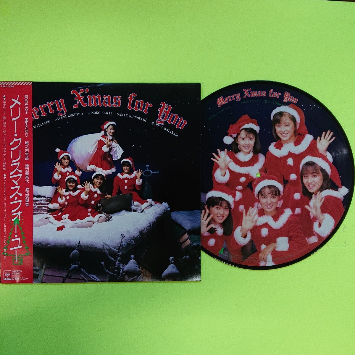 LP(ピクチャーレコード)/メリー・クリスマス・フォ・ユー(河合その子、国生さゆり、城之内早苗、渡辺美奈代、渡辺満里奈)