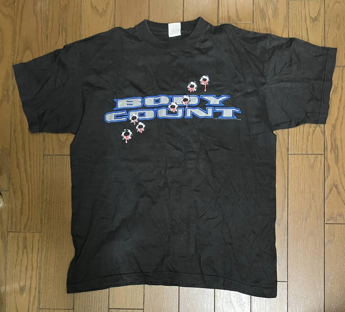 BODY COUNT　（ICE-T)　1993～1994年　ツアーTシャツ（メンズLサイズ）ヘヴィメタル　バンドTシャツ
