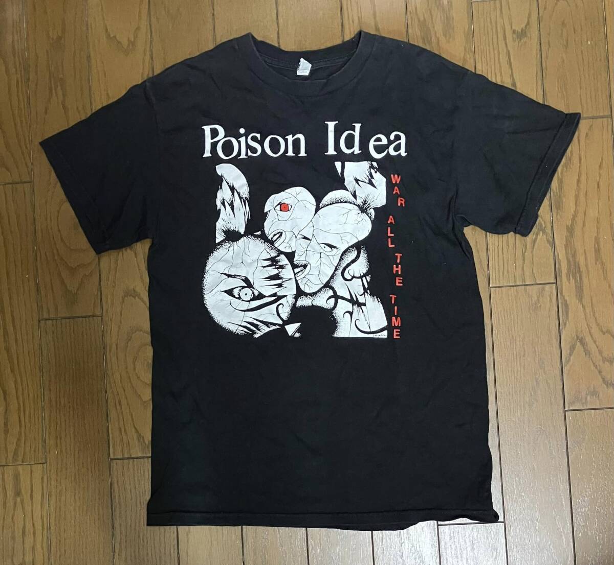 POISON IDEA / WAR ALL THE TIME　Tシャツ（メンズMサイズ）ハードコア　パンク　バンドTシャツ