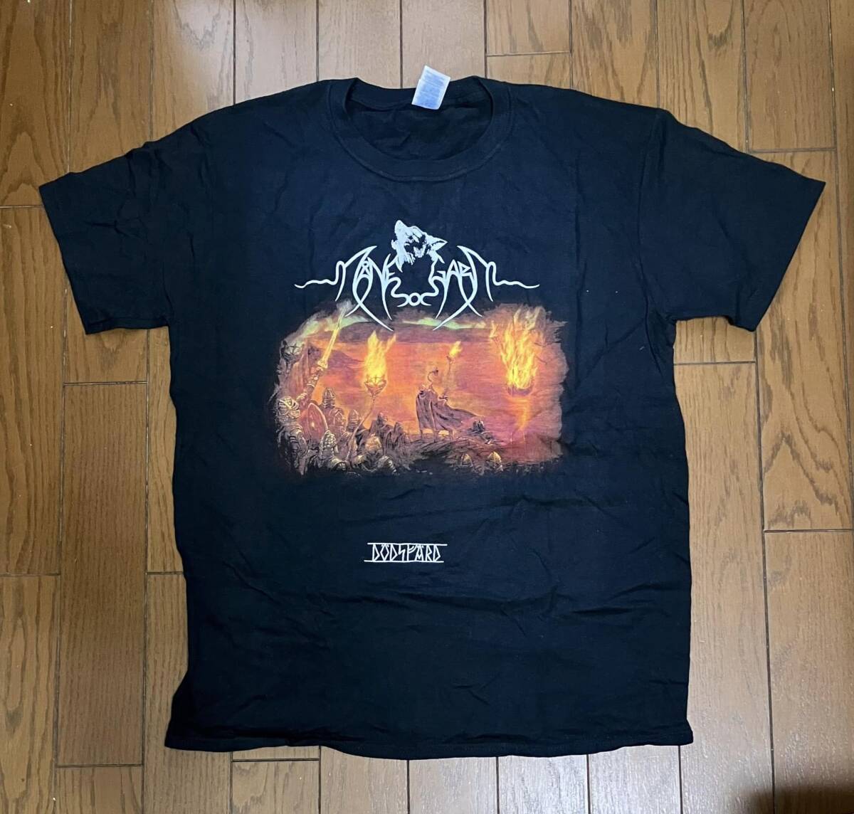新品未使用　Manegarm / Dodsfard Tシャツ（メンズLサイズ）ヘヴィメタル　バンドTシャツ
