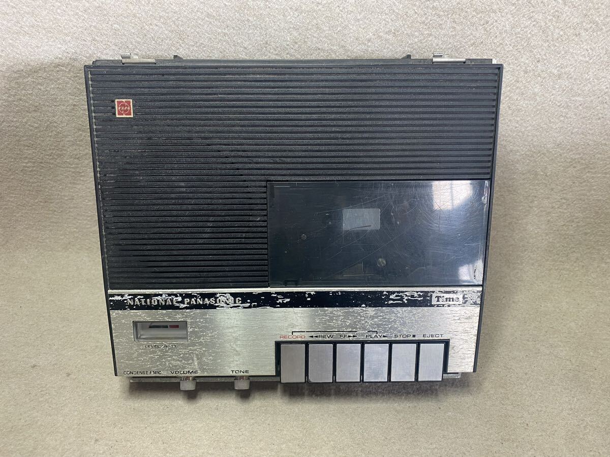 National ナショナル RQ-227 テープレコーダー 昭和レトロ アンティーク CASSETTE DECK ジャンク品