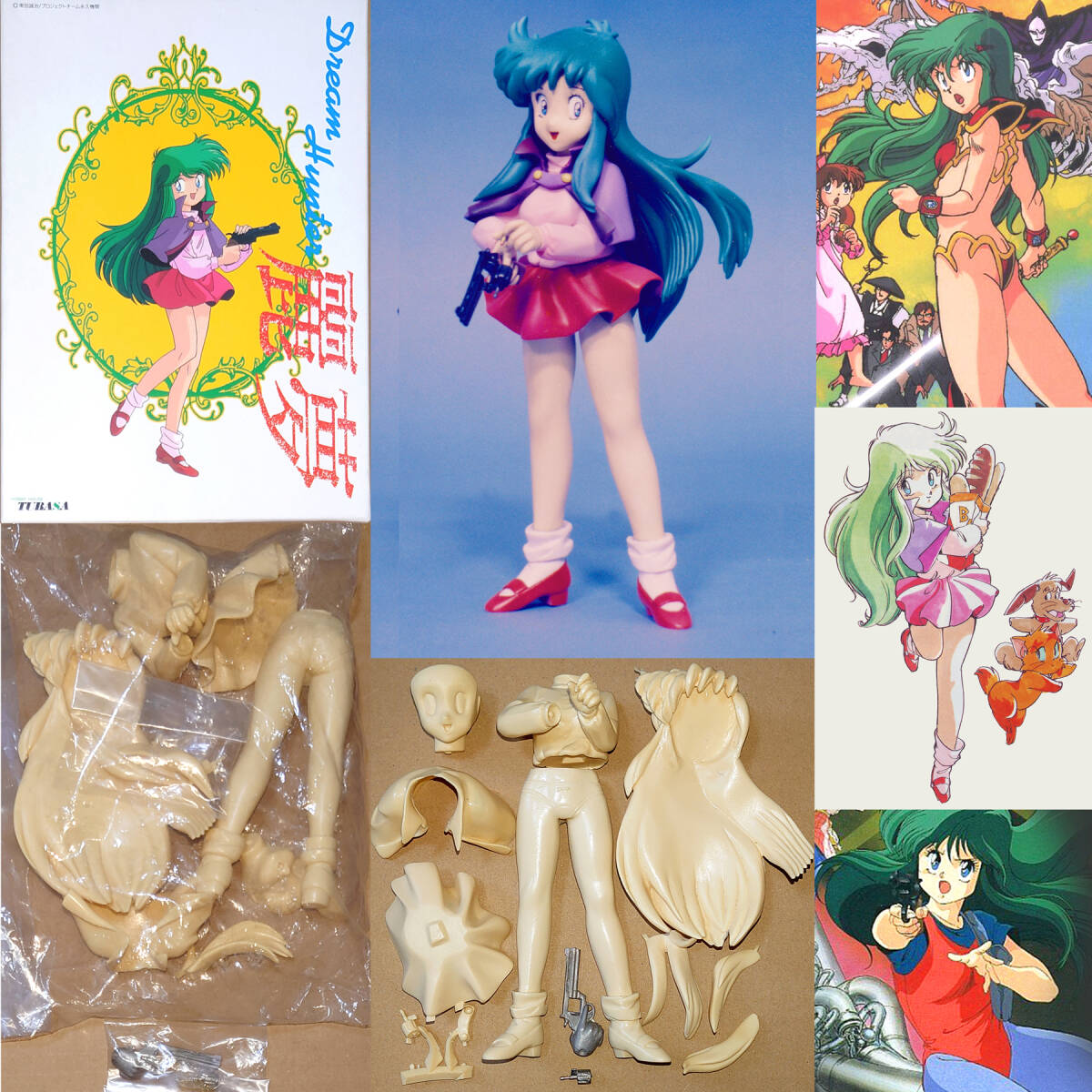 未使用・未開封品　1/6 ドリームハンター麗夢　綾小路麗夢　ツバサ　ワンフェス　ガレージキット　ガレキ 　レジン