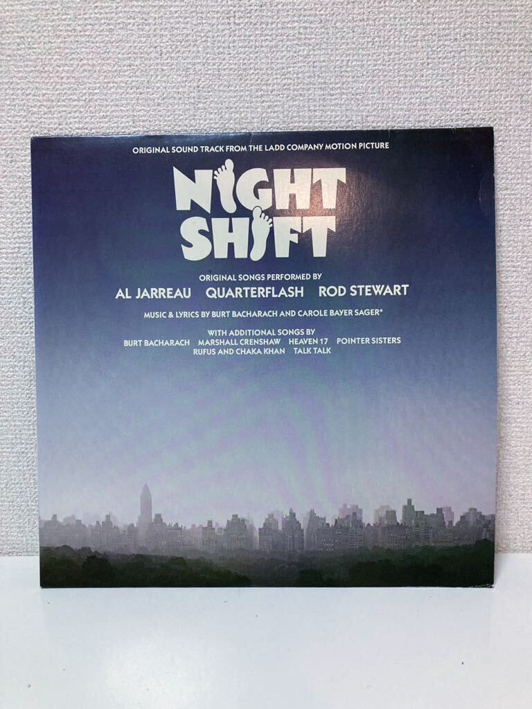 LP レコード 日本盤 NIGHT SHIFT O.S.T. 1982 Burt Bacharach バカラック サントラ
