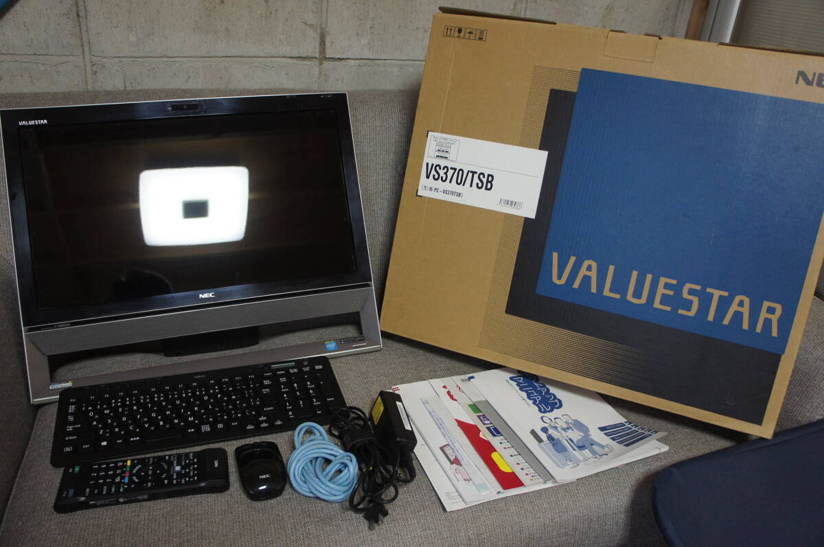 TVパソコン NEC VALUESTAR S VS370/TSB PC-VS370TSB　地デジ(Celeron2957U メモリ4G )